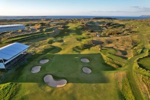 Royal Portrush 13th Green Aerial